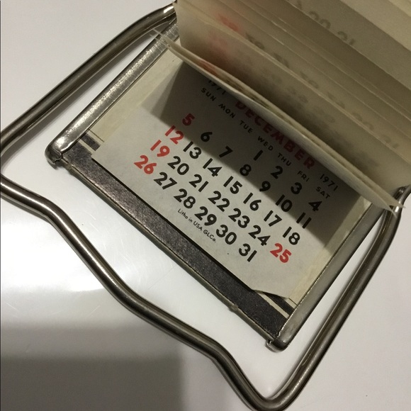 Vintage 1971 calendar Corpus Christi - Picture 6 of 7